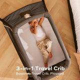 Moov and Comfy 3-in-1 Travel Crib and Play Yard