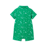 Printed Baby Romper | Green Golf