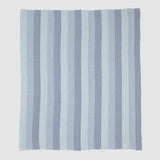 Cotton Sustainable Knit Striped | Chevron Throw Blanket - Herringbone Hues