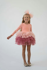 Salmon Dusty Tutu Dress
