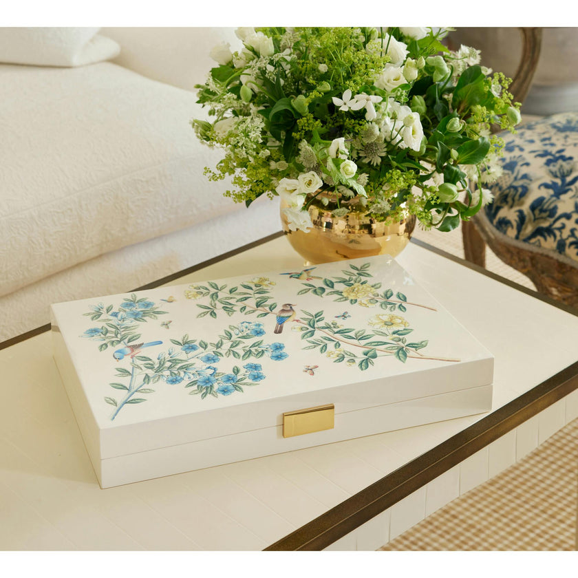 Aerin X Gracie Lacquer Backgammon Set