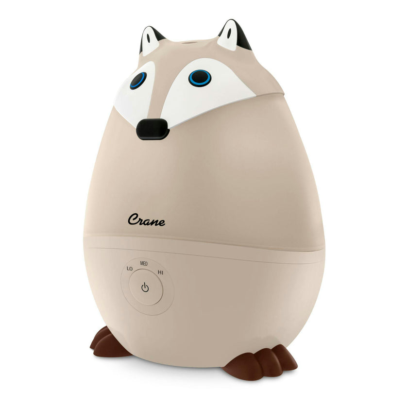 Mini-Adorable Red Fox 0.5 Gal. Baby Humidifier, Cool Mist with Aroma Tray & Night Light