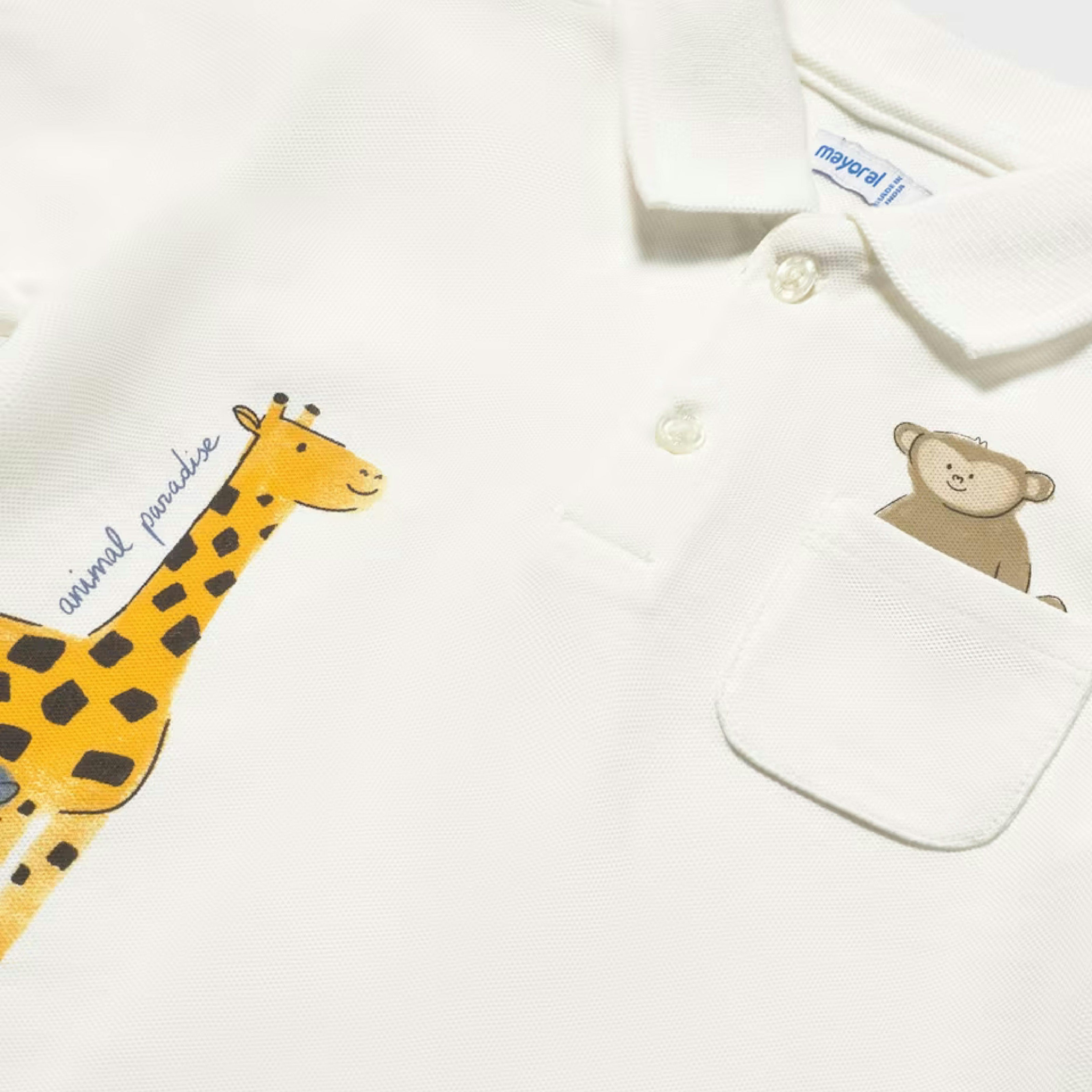White Animal Polo