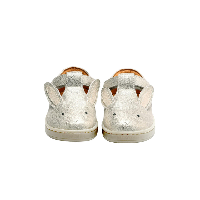 Esterre Shoes | Bunny | Silver Metallic Leather
