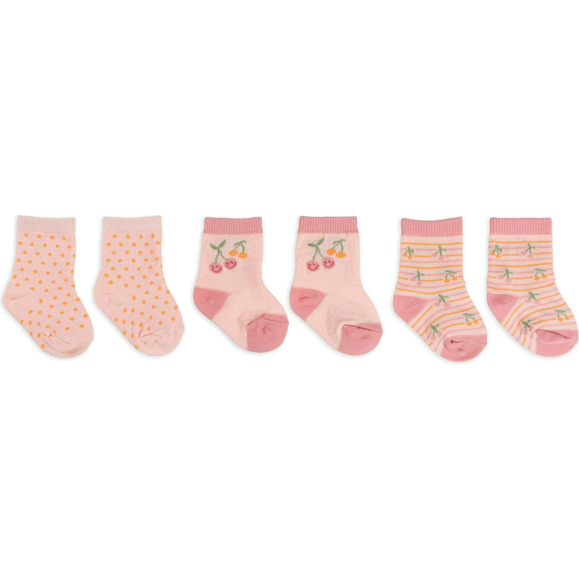 Baby Socks Trios With Zipper Wash Bag
