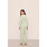 Kid's French Terry Sweatshirt and Jogger Set, Green