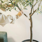 6.5' Faux Potted Olive Tree