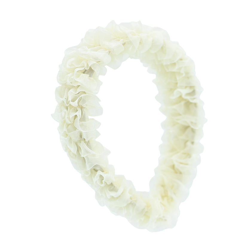 Multicolored Tulle Ruffle Headband