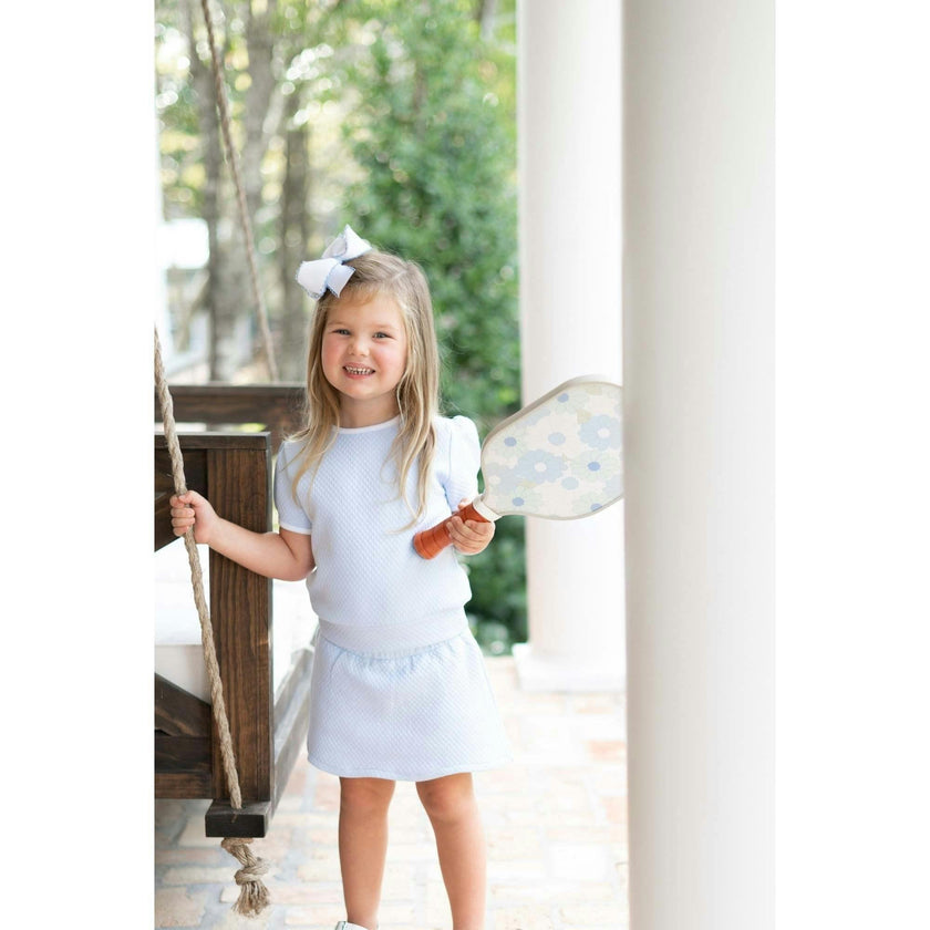 Diamond Quilt Pima Tween Skirt Set