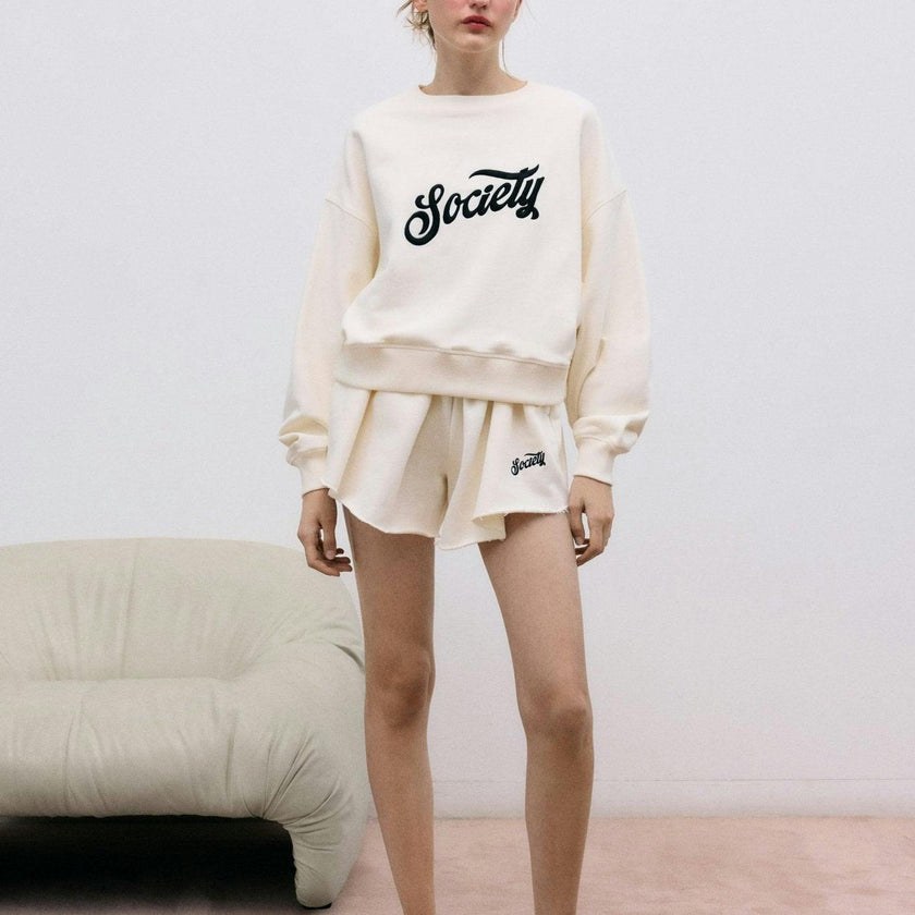Mazus Woman Sweatshirt  Ecru