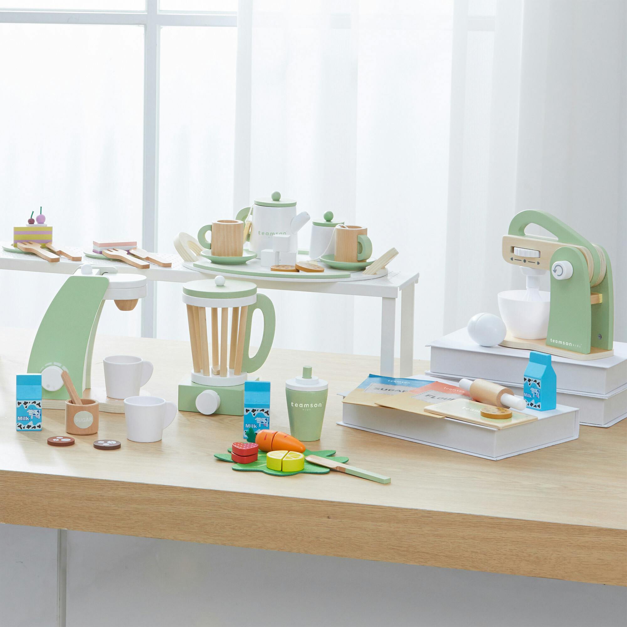 Little Chef Frankfurt Wooden Mixer Play Kitchen Accessories