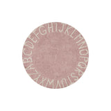 ABC Round Washable Rug
