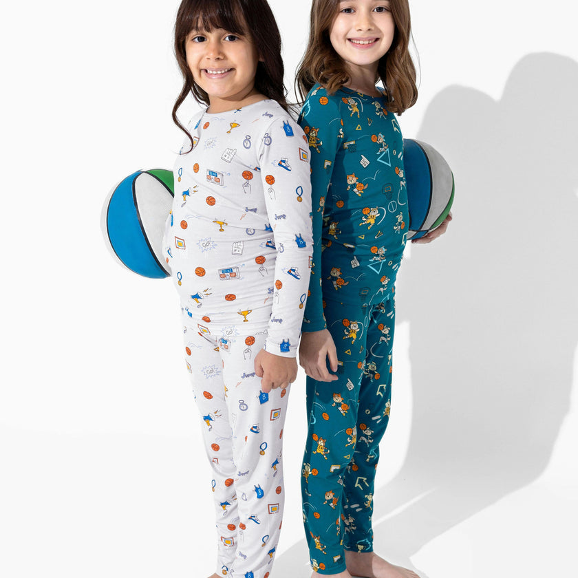 All Star Basketball Bamboo Kids Pajamas