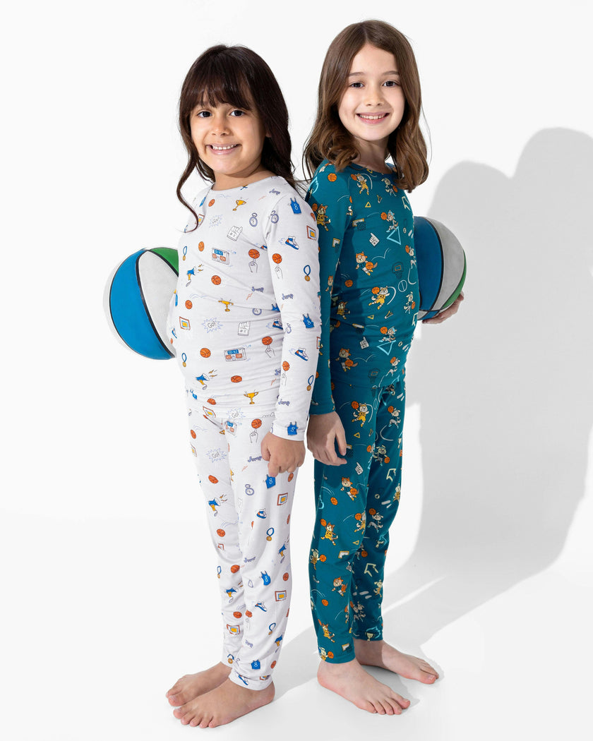All Star Basketball Bamboo Kids Pajamas