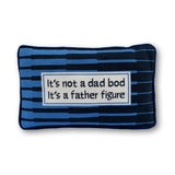 Father Figure Needlepoint Pillow