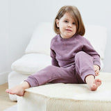 Heathered Vintage Sherpa Sweatshirt and Sweatpant Set