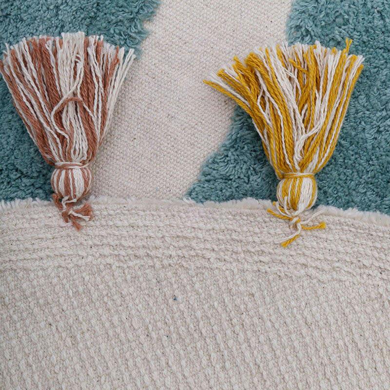 Hand-Tufted Tassel Round Rug