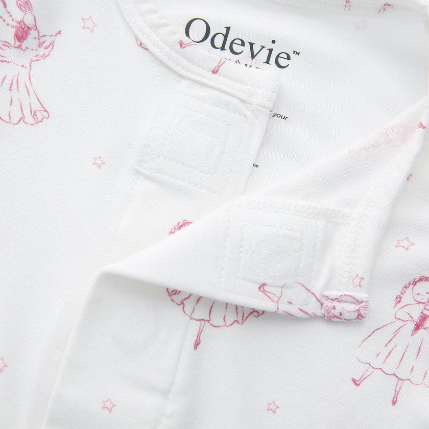 Bamboo Footie Pajama Sleepsuit - Princesse Rose