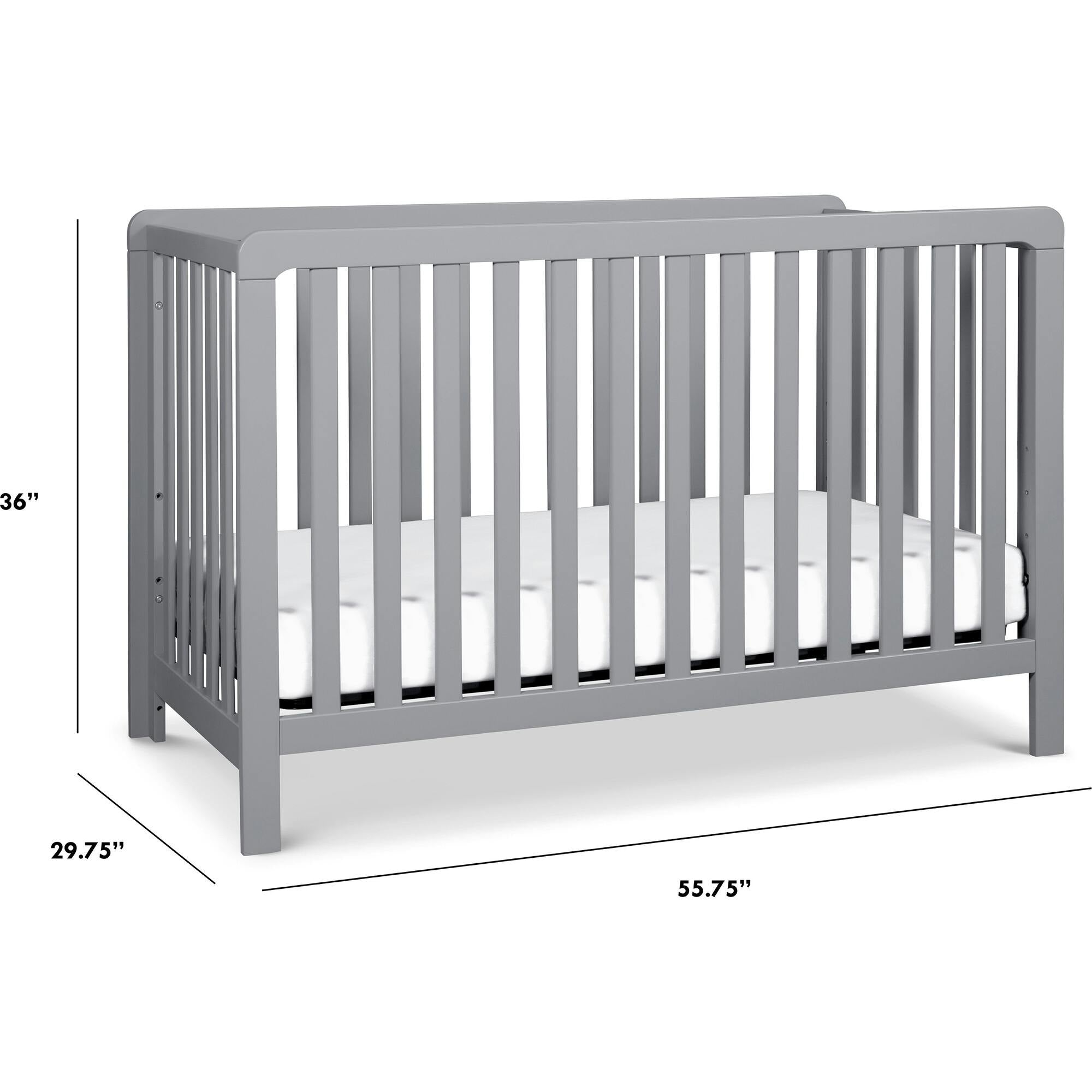 Colby 4-In-1 Low-Profile Convertible Crib