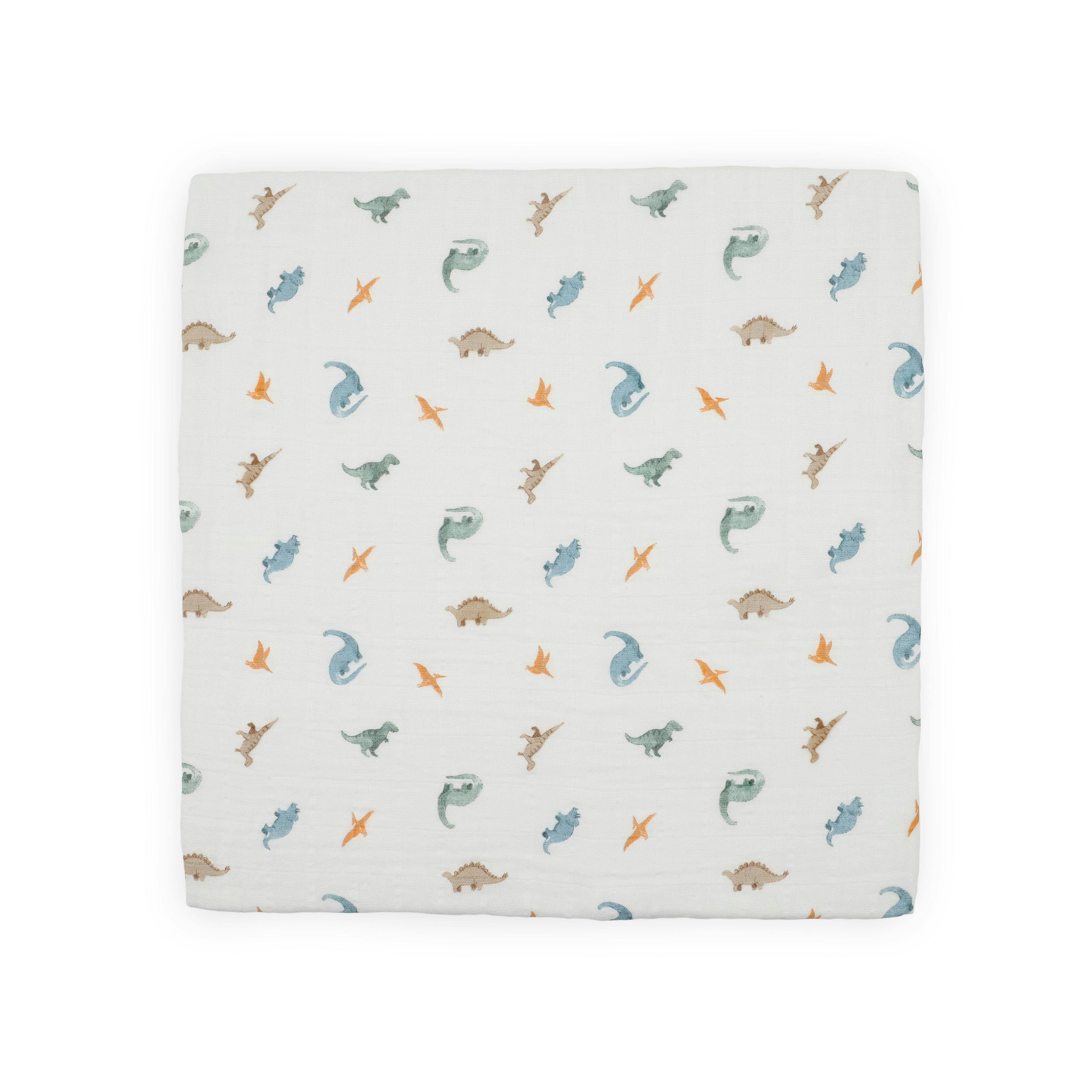 Organic Cotton Muslin Swaddle Blanket 2 Pack - Dino Driftwood (Walmart)