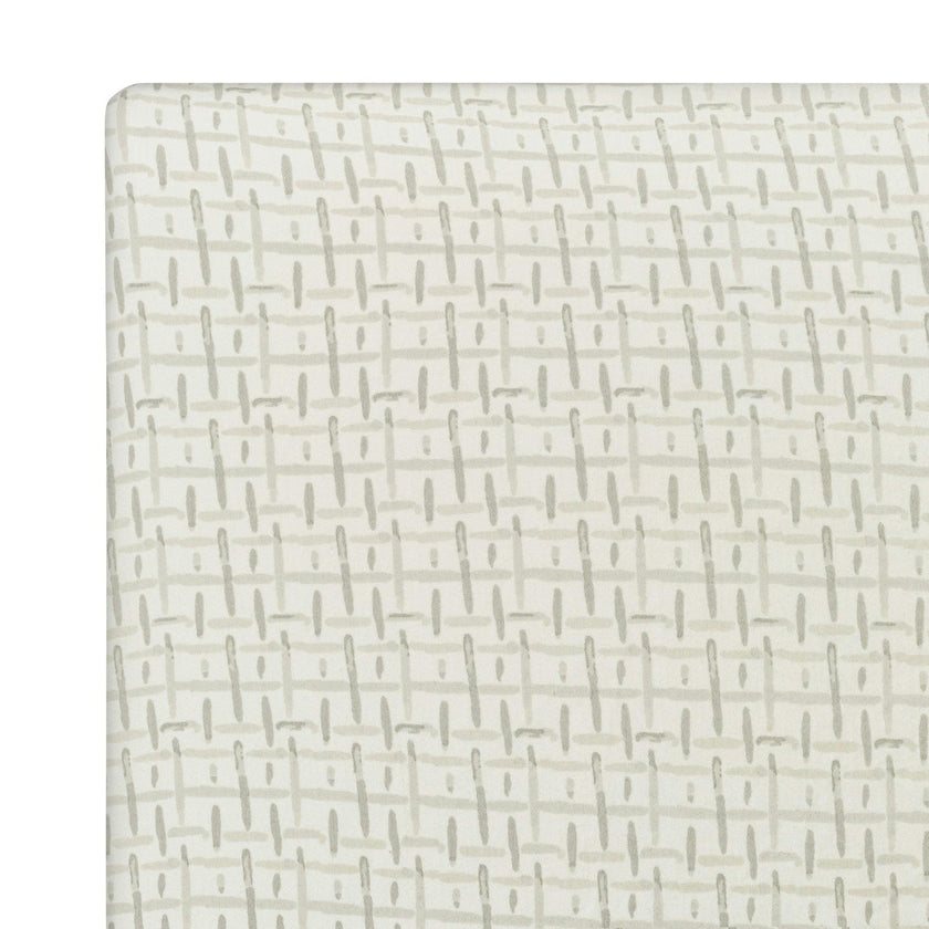Cove Hashtag Cotton Fitted Crib Sheet