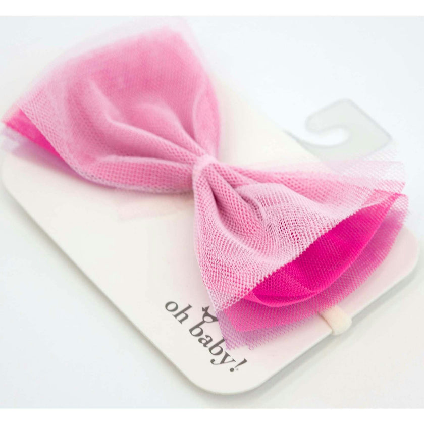 Ombre Bow on Nylon Headband