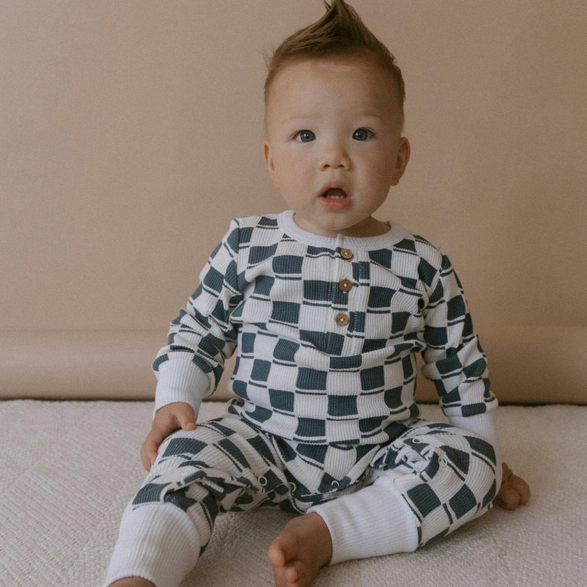 Organic Button Romper