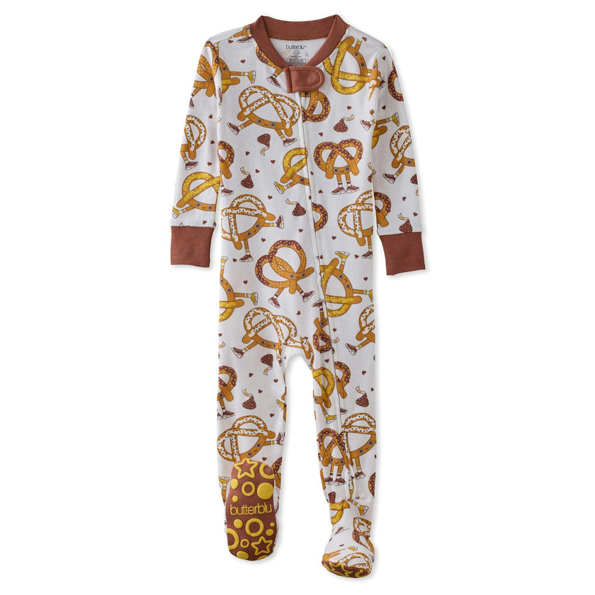 CRUZ Snug-fit Footed Baby Boys Pajamas