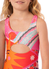 Maaji Sundance Pink Confetti Girls One Piece