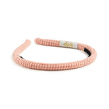 Halo Luxe Juliana Textured Knit Headband - Pink