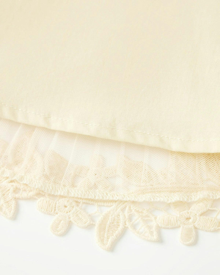 Peggy Lace Midi Dress, Crème