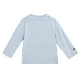 Blue Knit Long Sleeve Tee