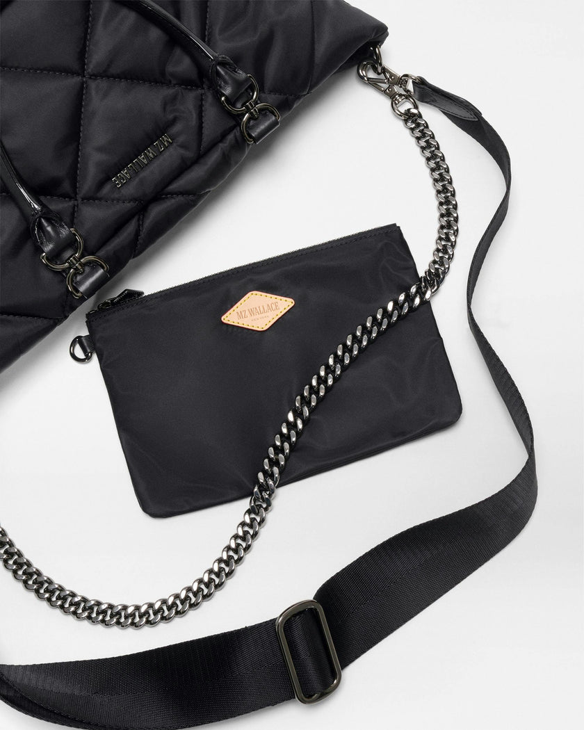 Black Small Madison E/W Tote