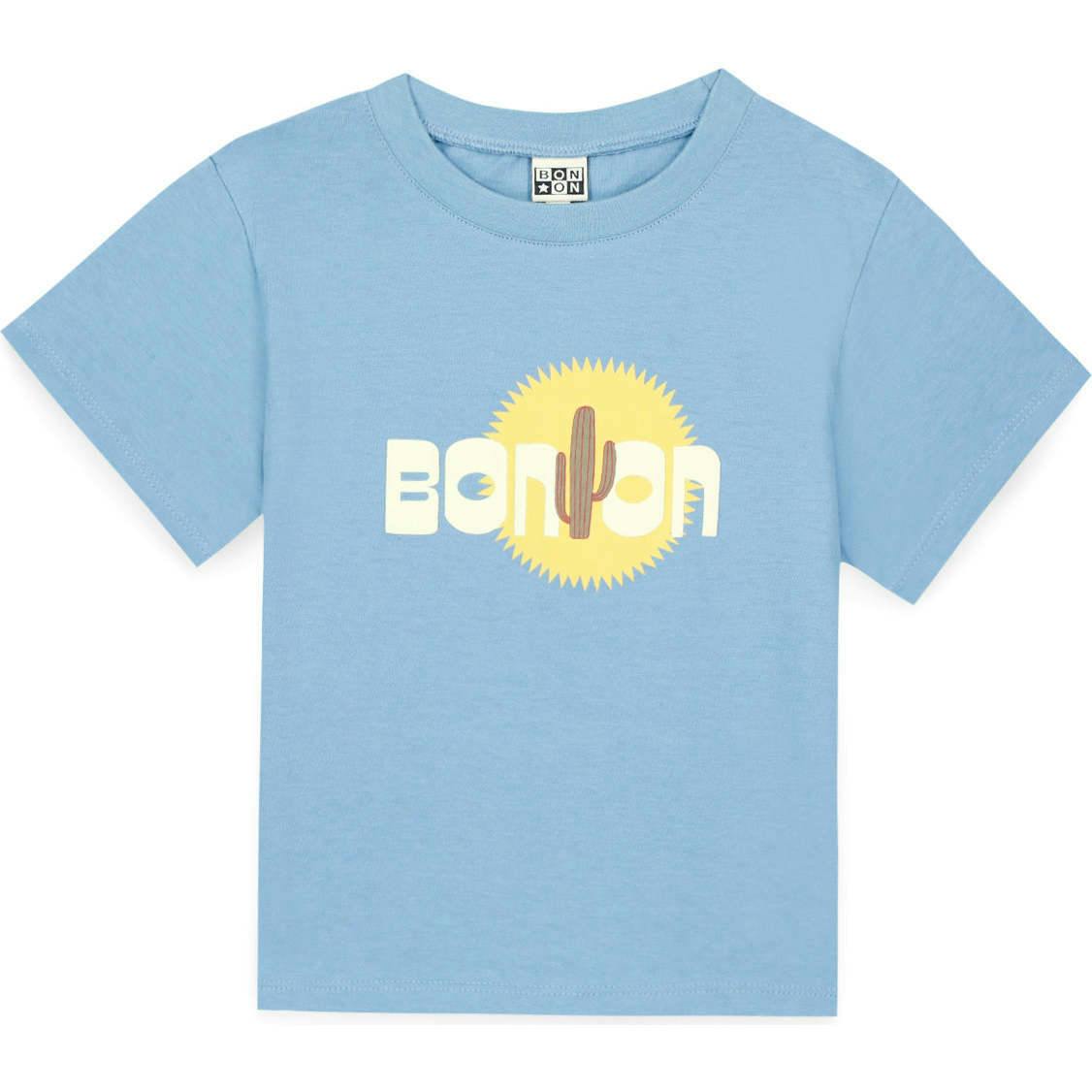 BONTON Tubo Cactus T-Shirt - Bleu Azul