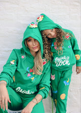 You Rock Doodle Print Hoodie And Pant Set