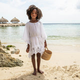 Cesci White Eyelet Cover Up