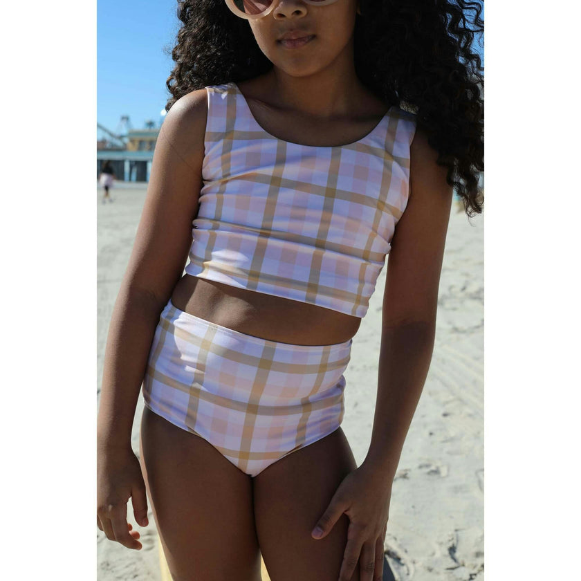Sunkissed Plaid Two Piece Tank