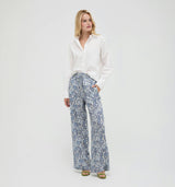 The Maxime Pant -  Chedworth Paisley Blue