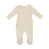 Ribbed Pineapple Footie and Beanie Set