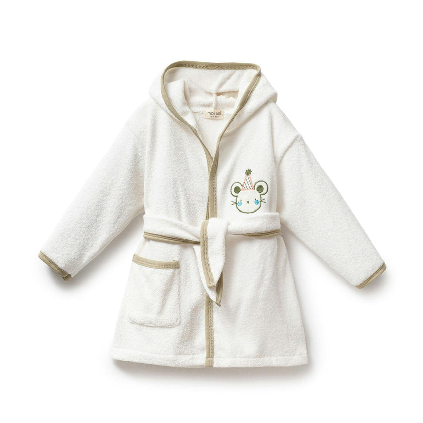 Ivory Mouse Party Robe