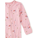 Footed Baby Romper, Pink