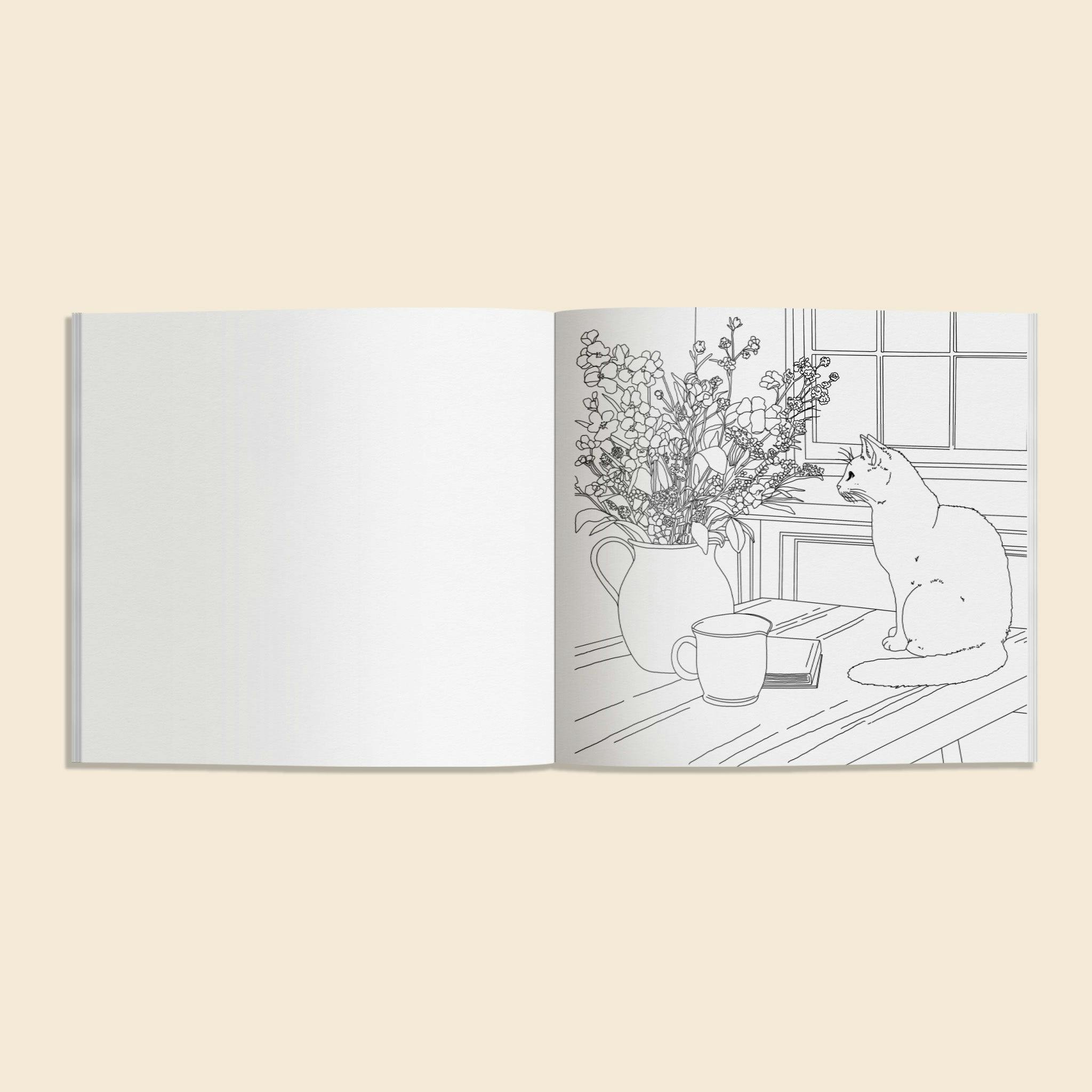 Still Life: A Fall Coloring Book for Cozy Days
