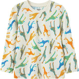 Colorful Giraffes Long Sleeve Tee