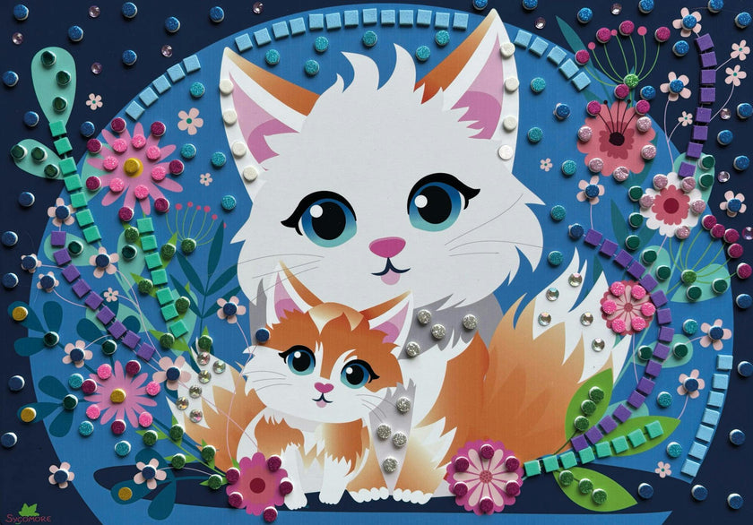 Stick'N Fun - Mosaics Cuddly Animals - 5y+