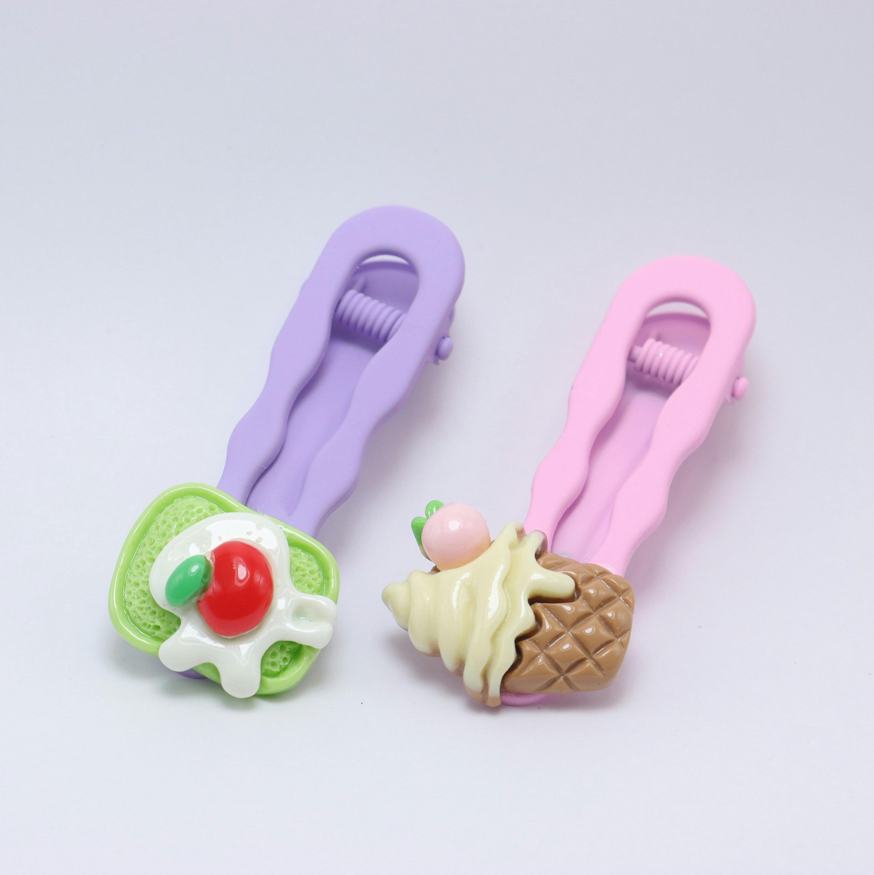 Sugar & Spice Hair Clips (Set of 2)