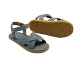 Botis Sandals | Petrol Leather