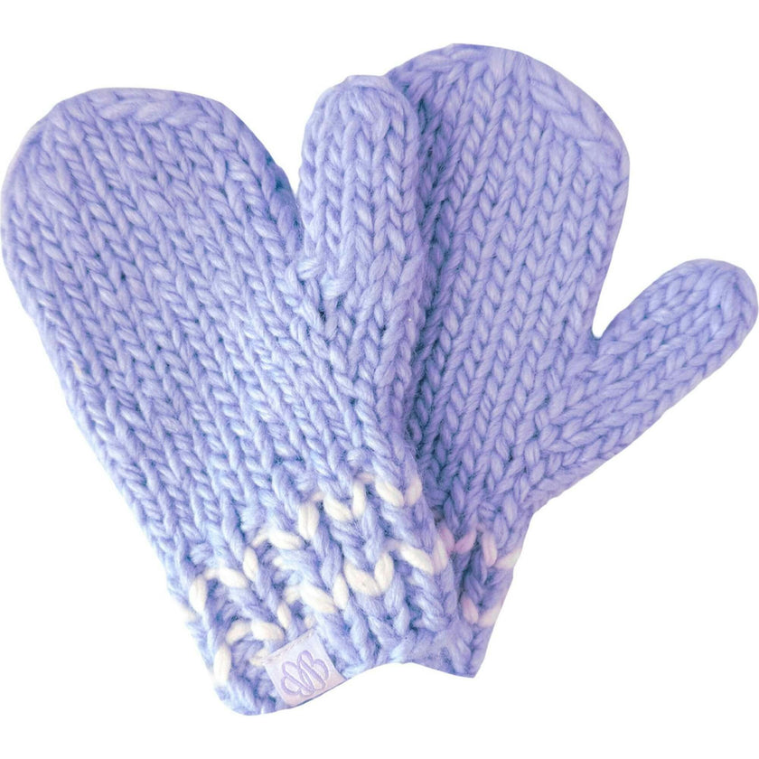Knit Mittens - Lavender