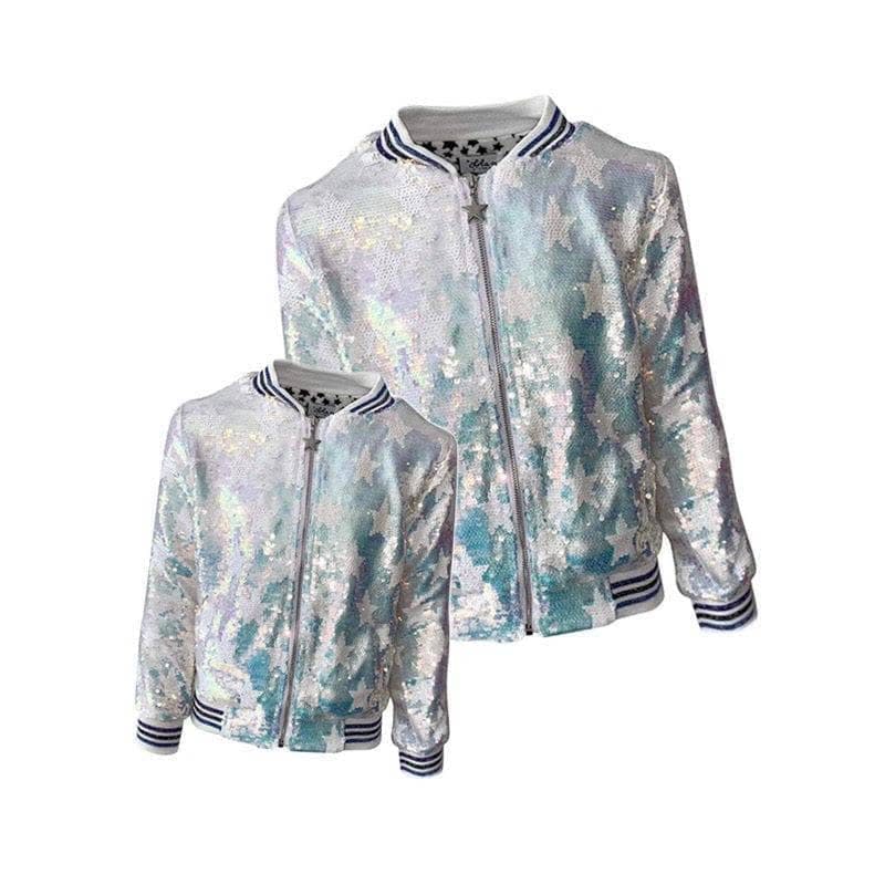 Bright Star Sequin Bomber