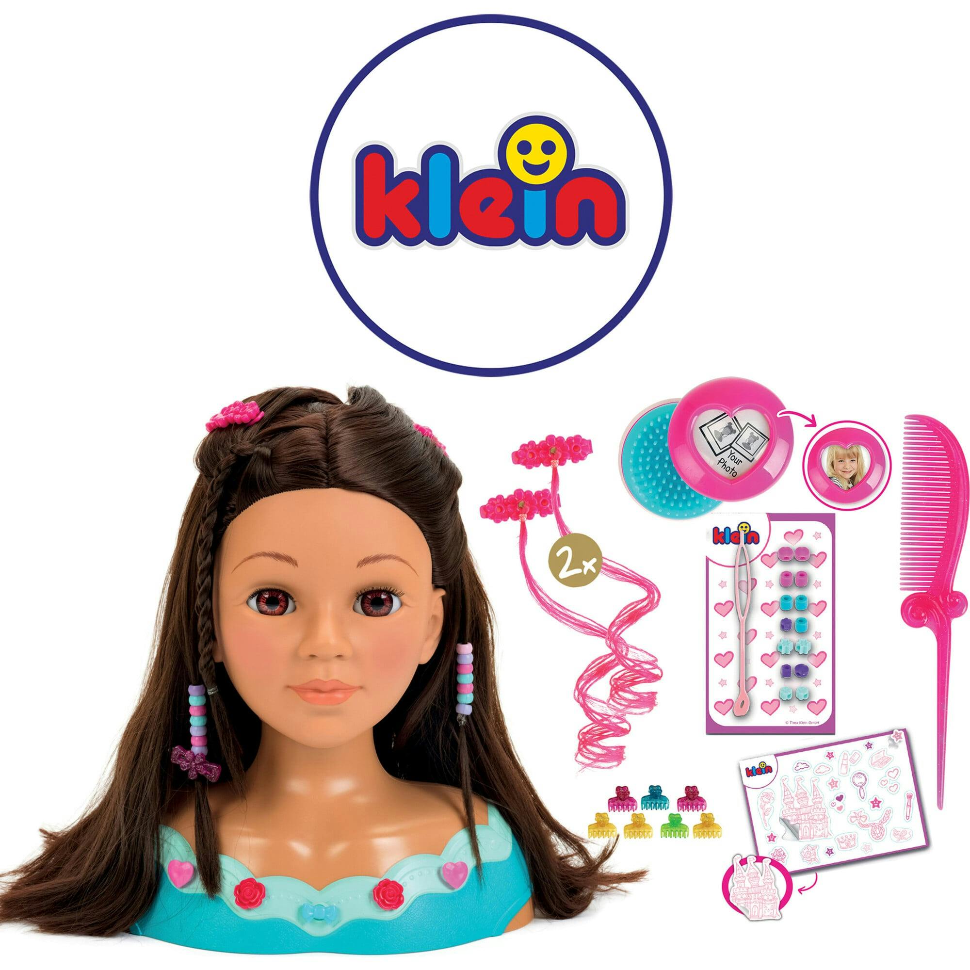 Klein: Hairstyling Head Mia - Pink & Teal