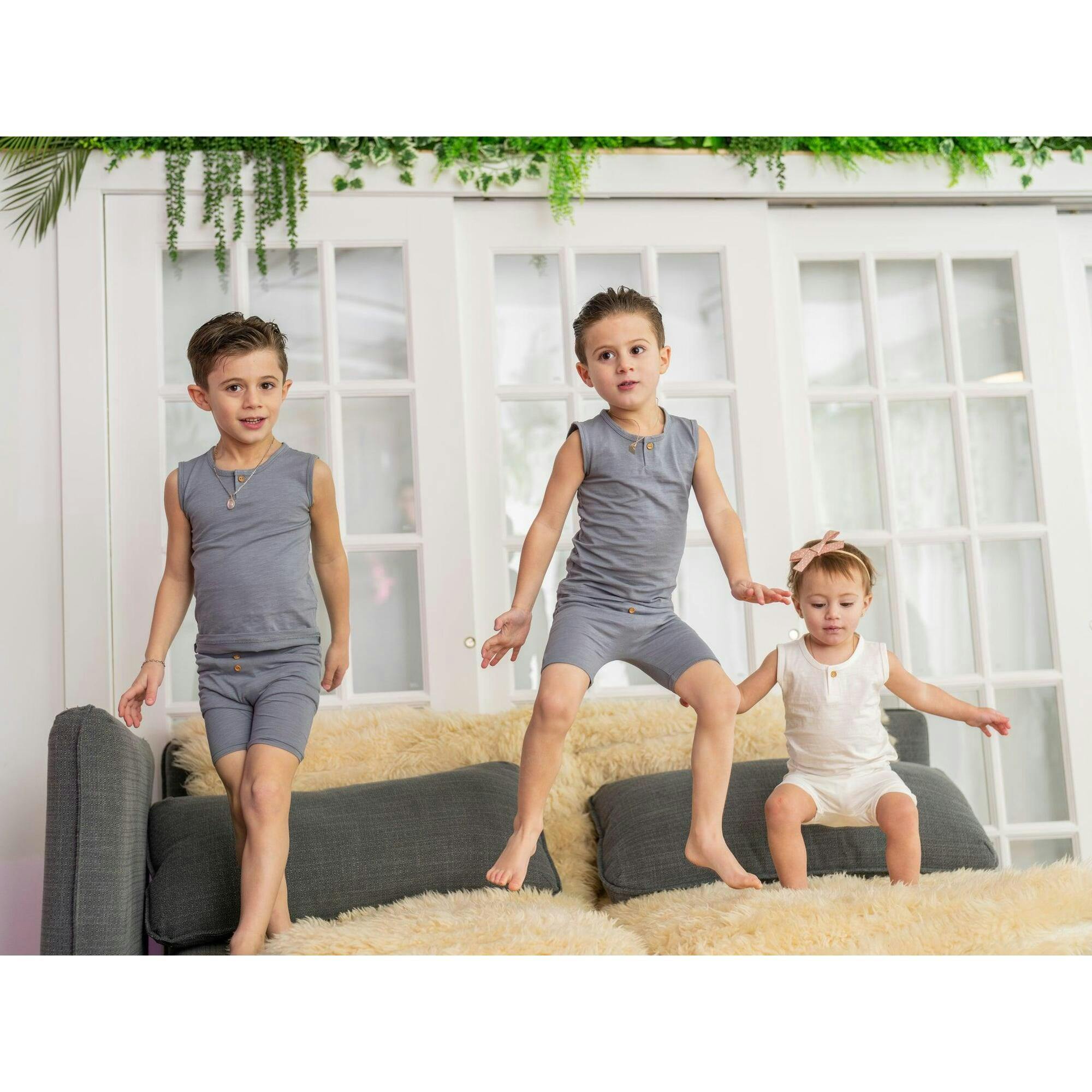 Button Tank & Short Set